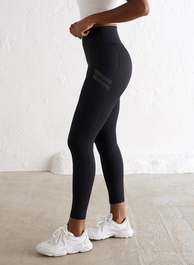 NETTE LEGGINGS - BLACK  Black leggings, Leggings, Elastic waist