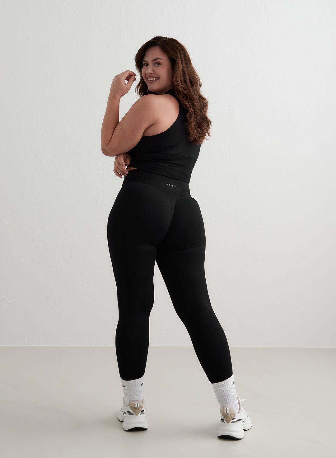 Black Shape Seamless Tights AIM N EU