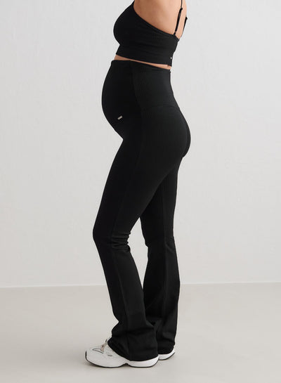 KIT com 2 Calças Legging Gestante de Cós Alto UV50+ na Cor Preta - Miva  Store - O melhor em moda íntima para gestantes
